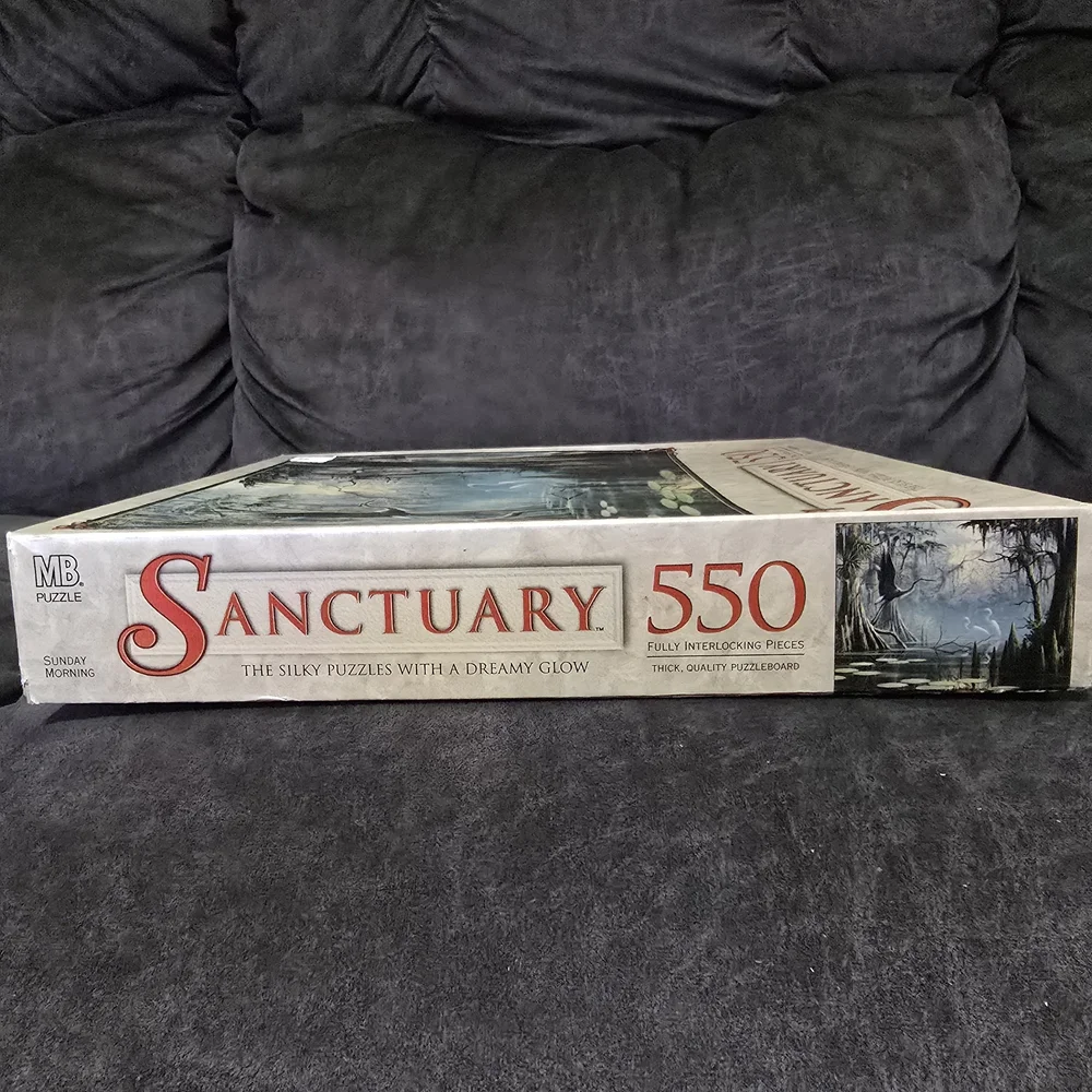 Sanctuary Puzzle 550 Pc 1998 MB ‘Sunday Morning’ Ben Essenburg NIB Made in USA